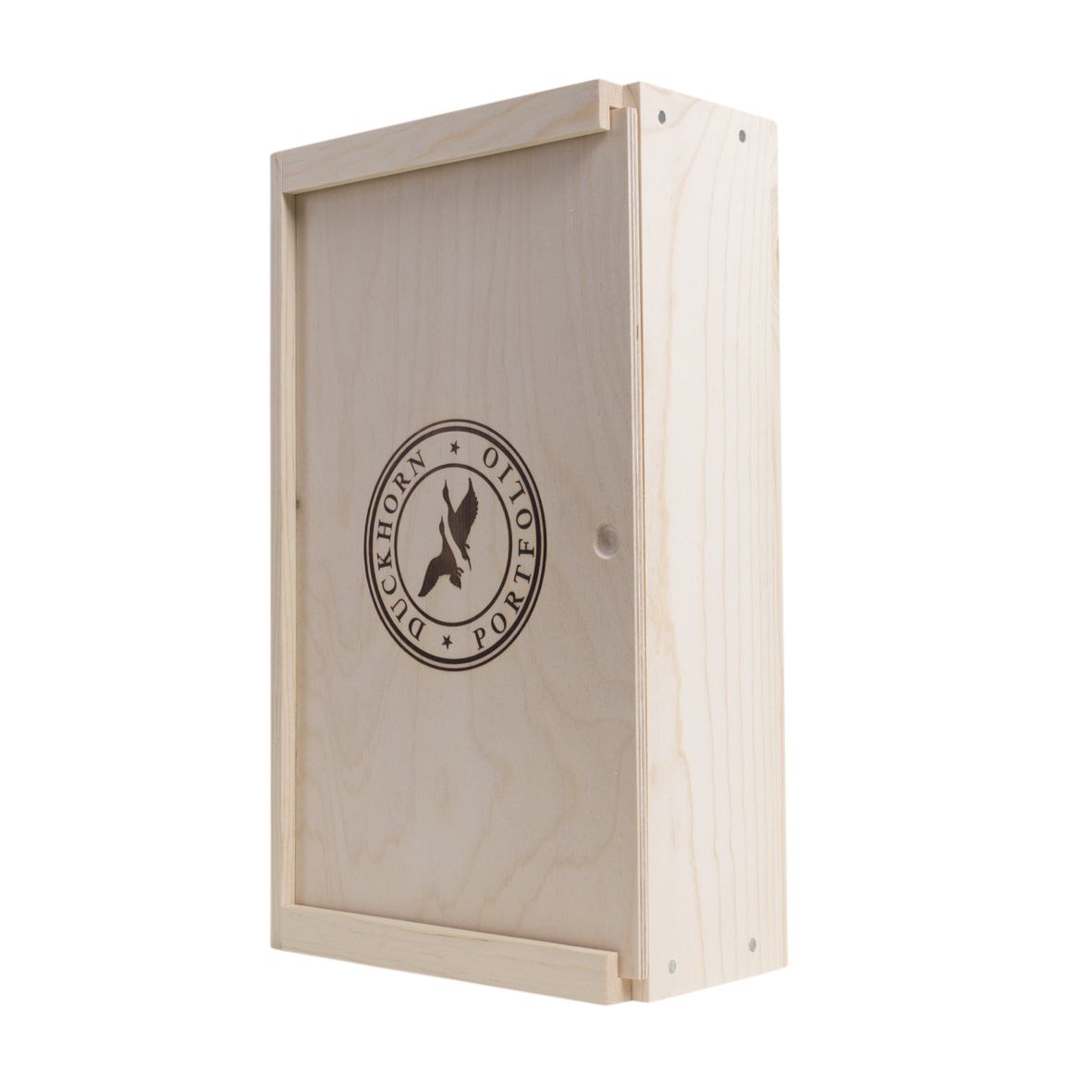 2-Bottle Wood Wine Box 9