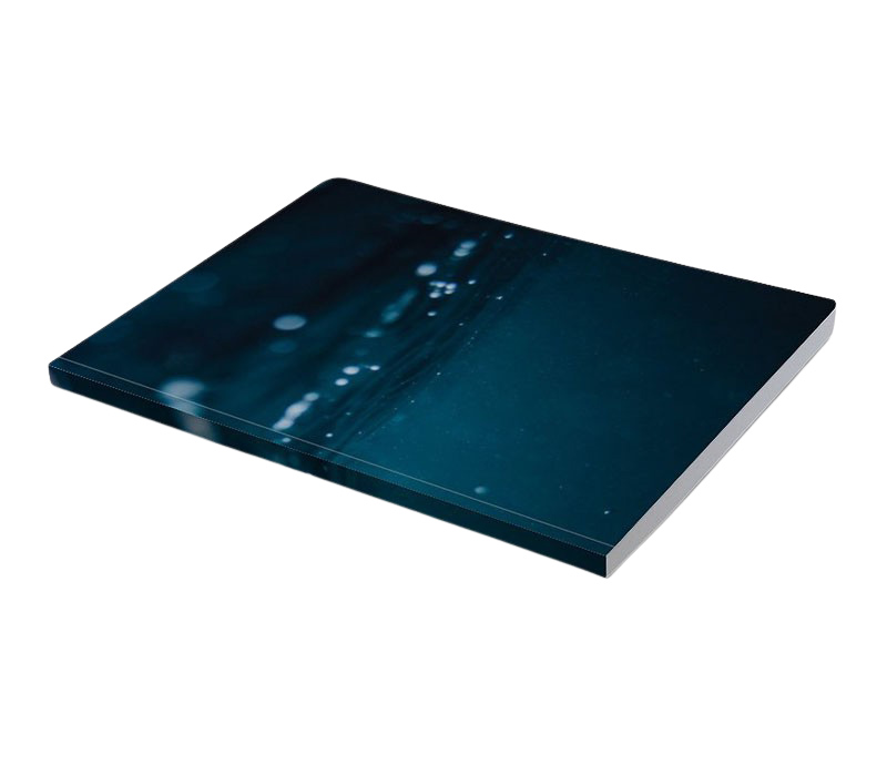 Softcover Notebook with Soft Touch Lamination - Large 6
