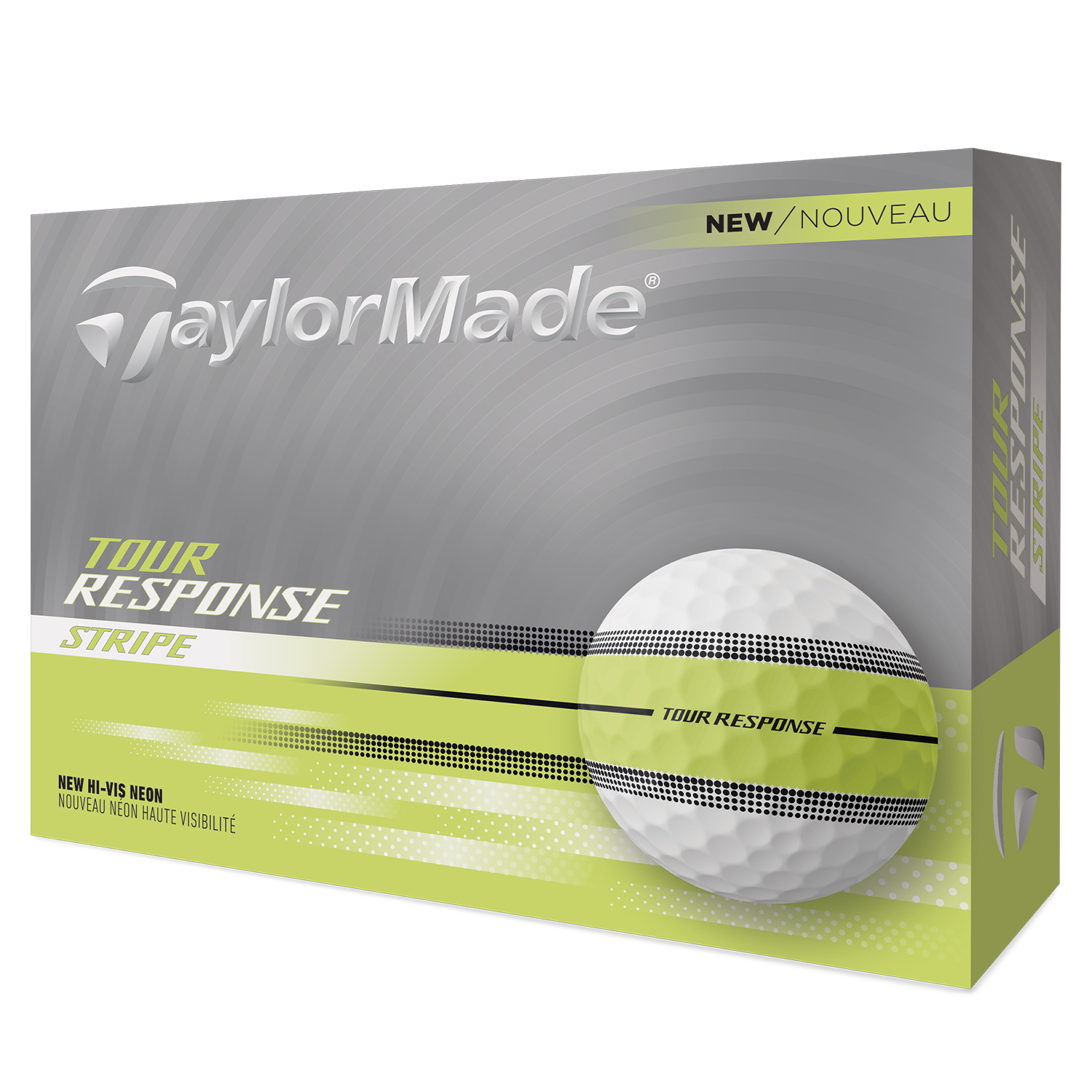 TaylorMade® Tour Response Hi-Vis Stripe Golf Balls 3