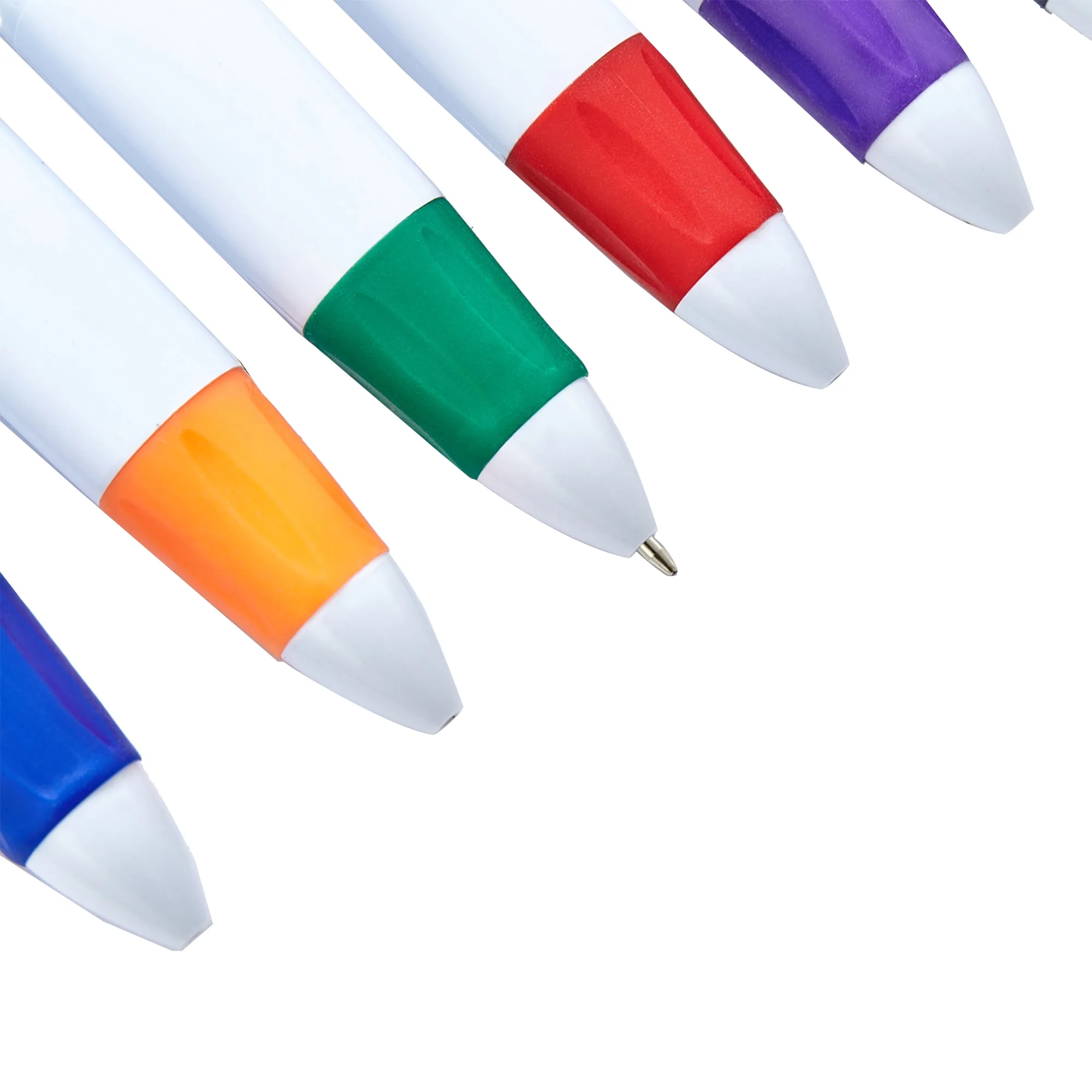 Four-color Ballpoint Pen With Buckle 3