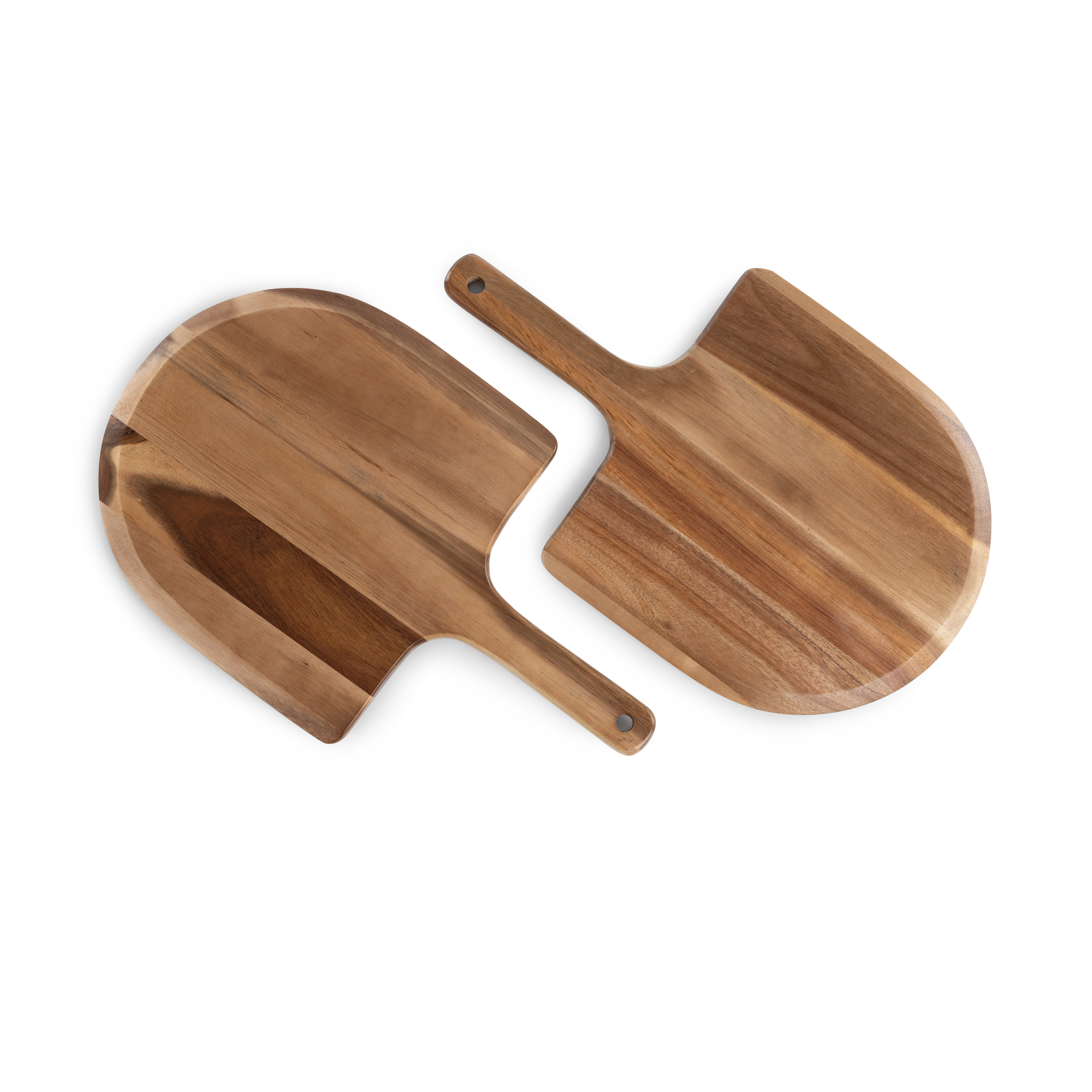 Acacia Personal Pizza Peel Serving Board Paddle Set of 2 1