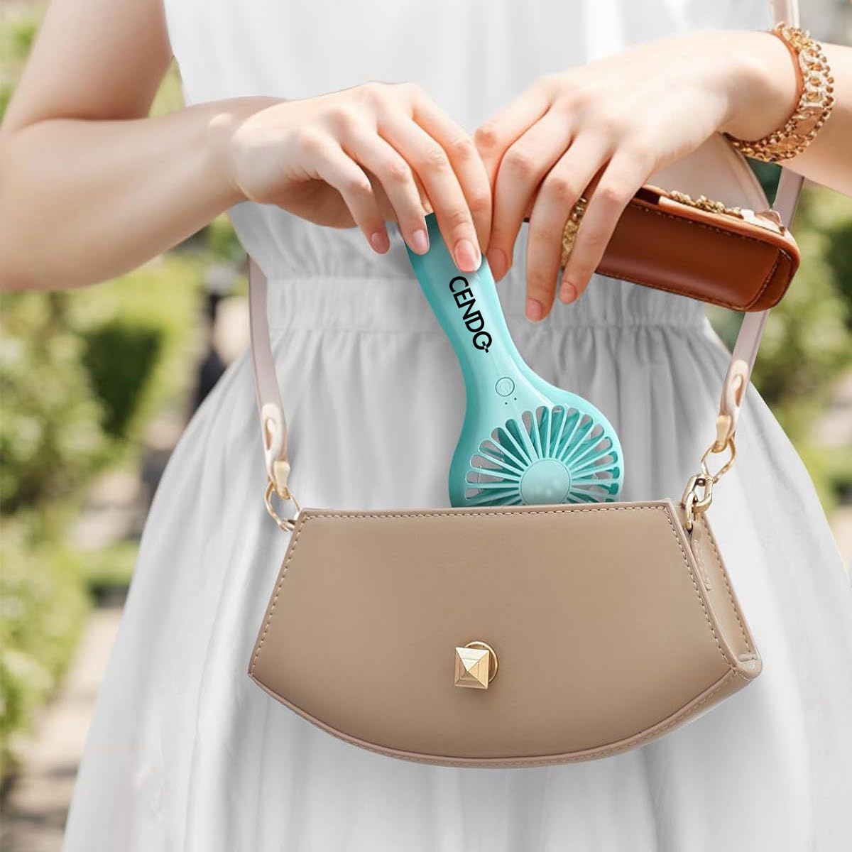 Handheld Mini Fan - USB Rechargeable 15