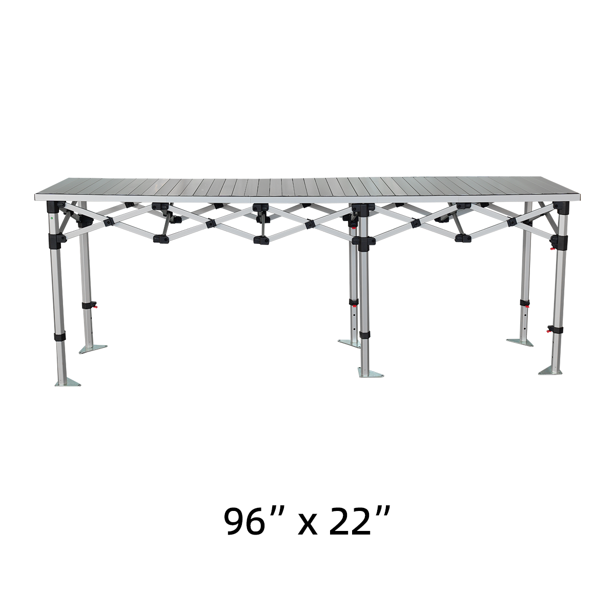 Portable Folding Display Table Kit - 96"x22" 4