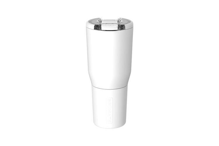 BruMate Nav 35oz - Matte White, custom tumbler with logo imprint 2