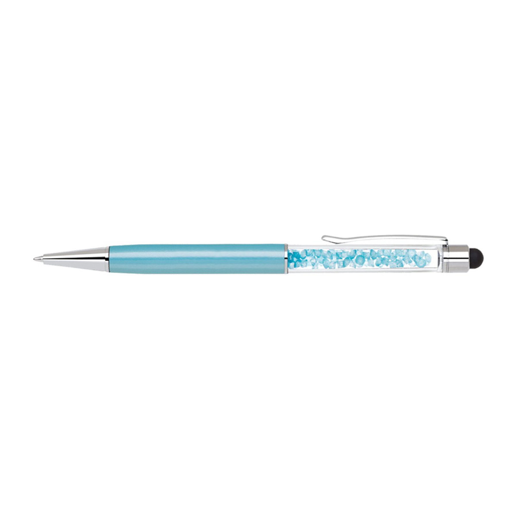 Brass stylus pen with matching crystals and barrel colors 10