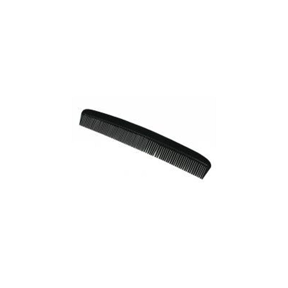 Black Hair Combs - Plastic Rounded Tines 7" 1