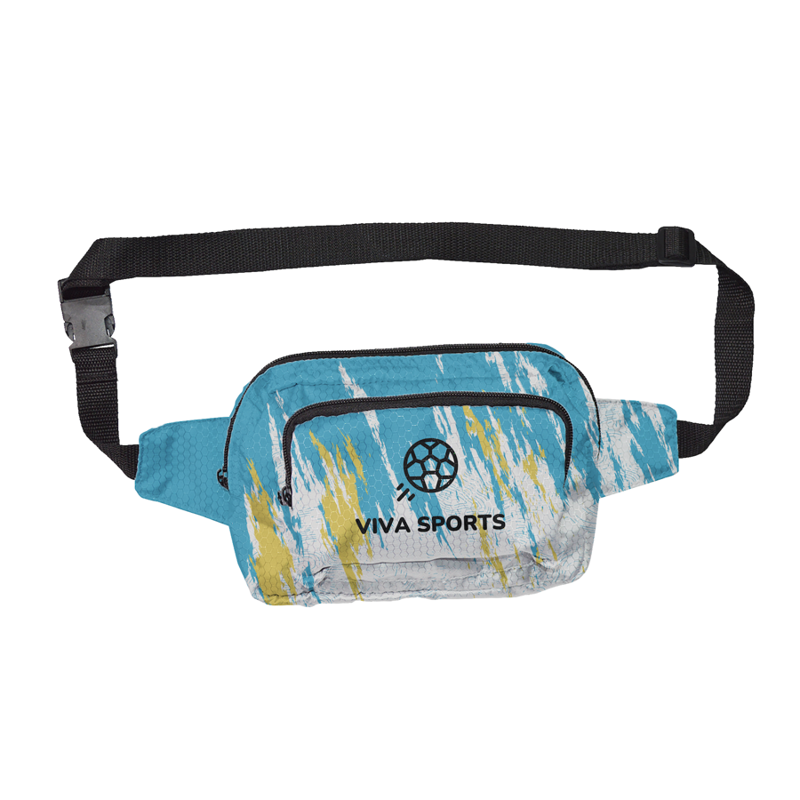 Sublimation Rectangular Fanny Pack w/ 2 Pockets 8.5x3.5x5.5 in 3