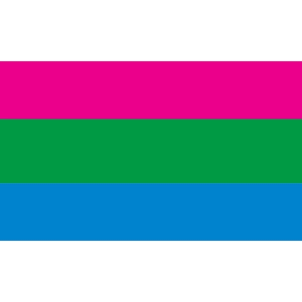 Polysexual Deluxe Flag 1