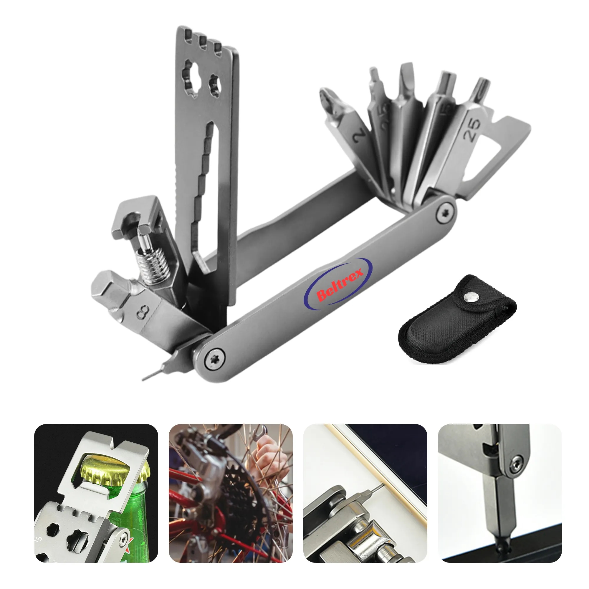 Stainless Steel Pocket Multi Tool for Daily Repairs 5