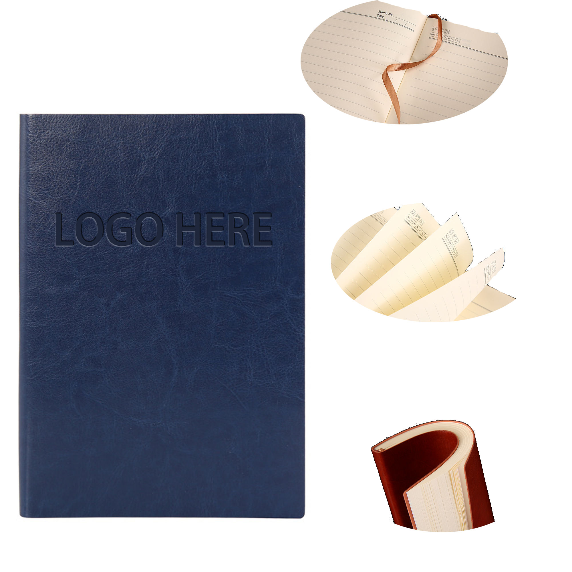 Personalized A5 Soft Leather Notebook 2