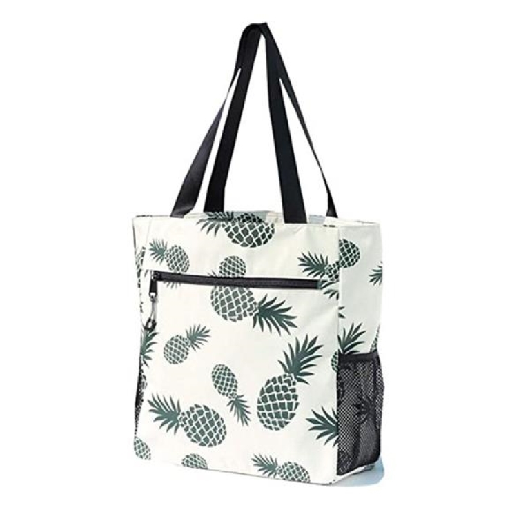 Travel beach tote bag, custom tote bag with logo imprint 5