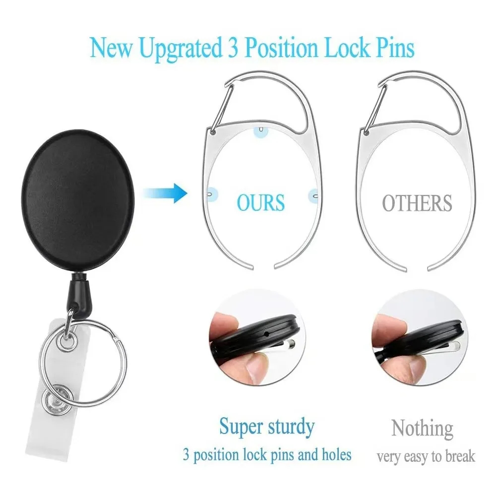 Double-Sided Multi-Position ID Card Holder 3