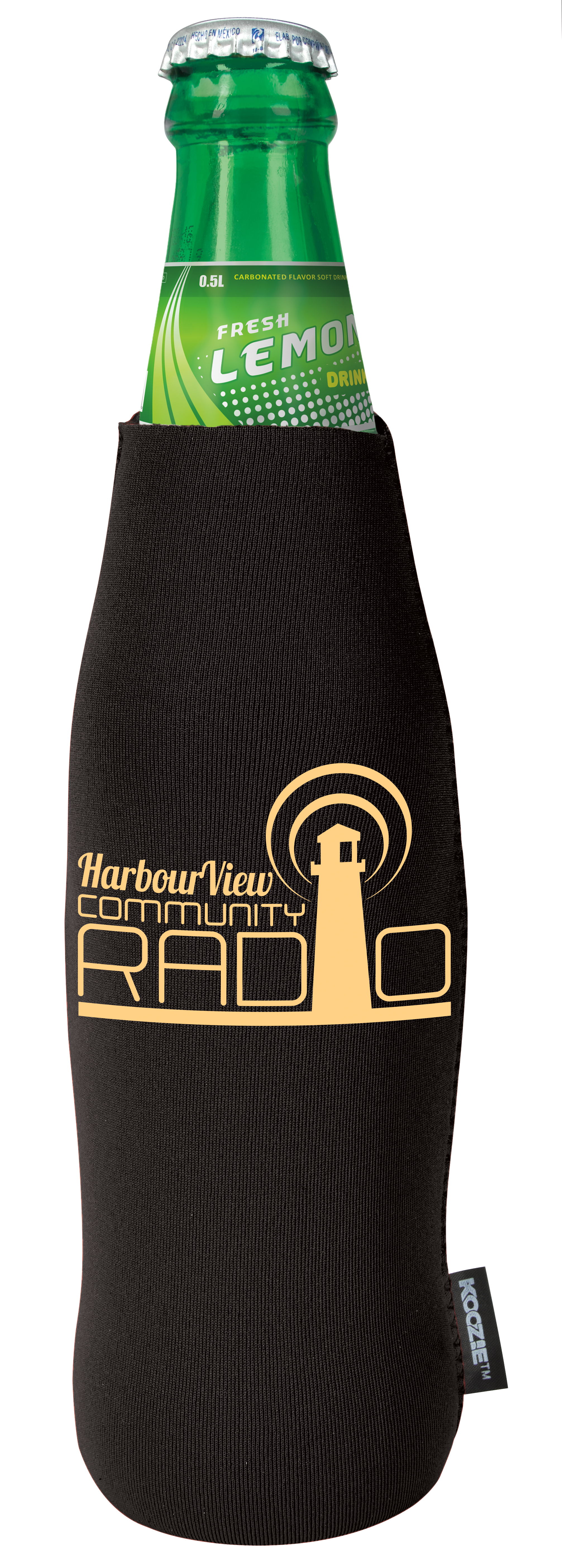 Koozie® Bottle Cooler w/ Removable Bottle Opener