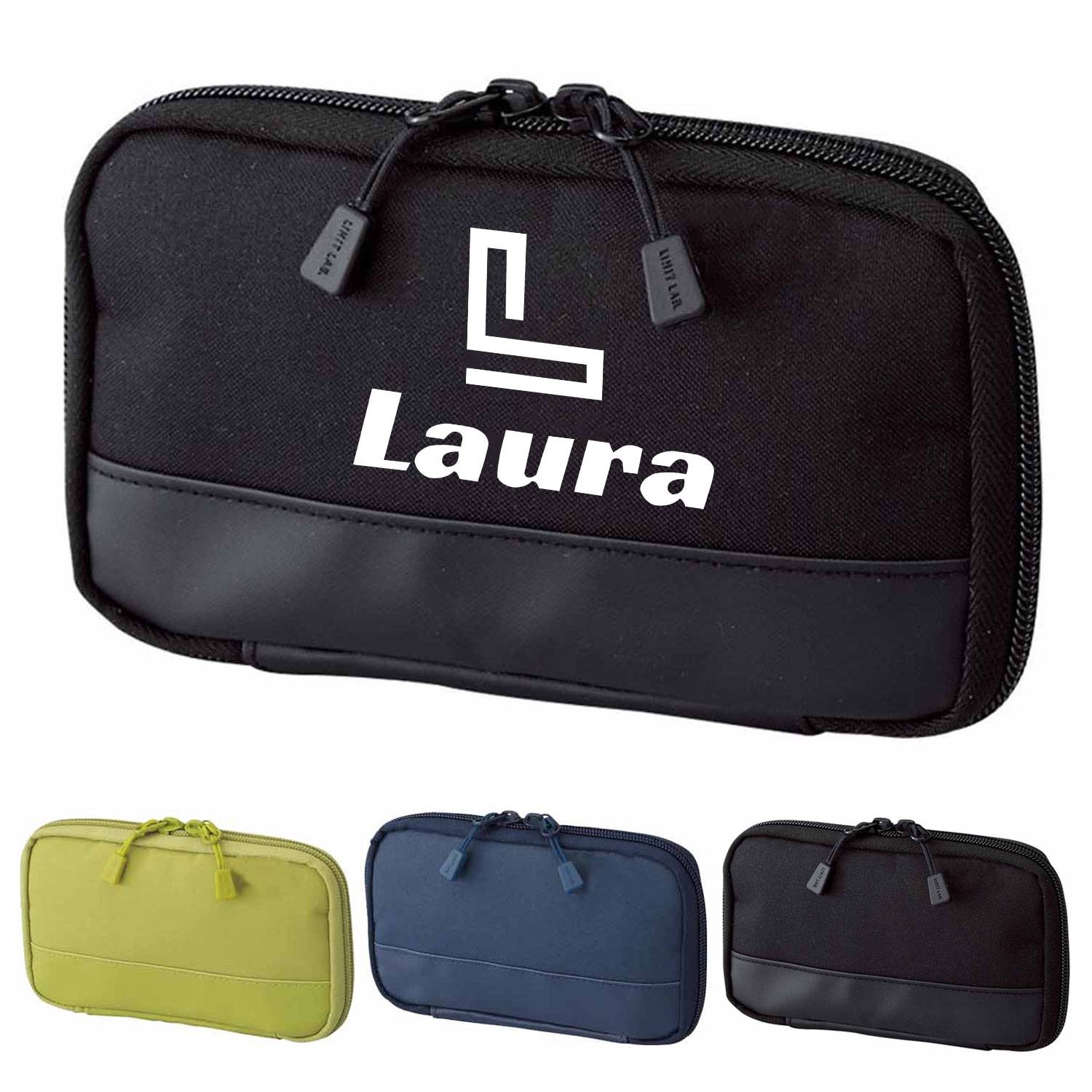 Large capacity multi-function zippered pencil case 1