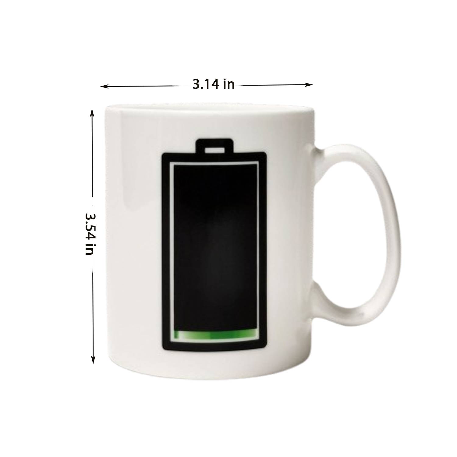 13.5oz Heat Sensitive Color Changing Ceramic Mug for Office 3