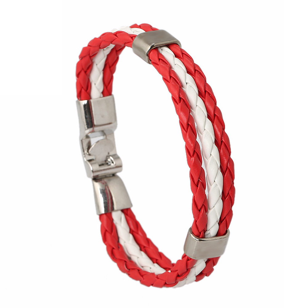 Qatar World Cup National Flag Woven Bracelet 6