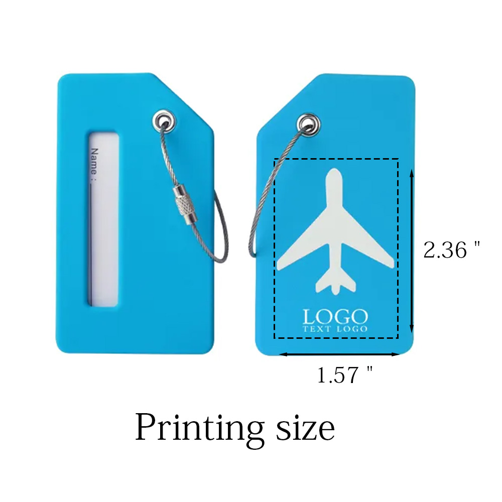 Silicone Airline Luggage Tag 6