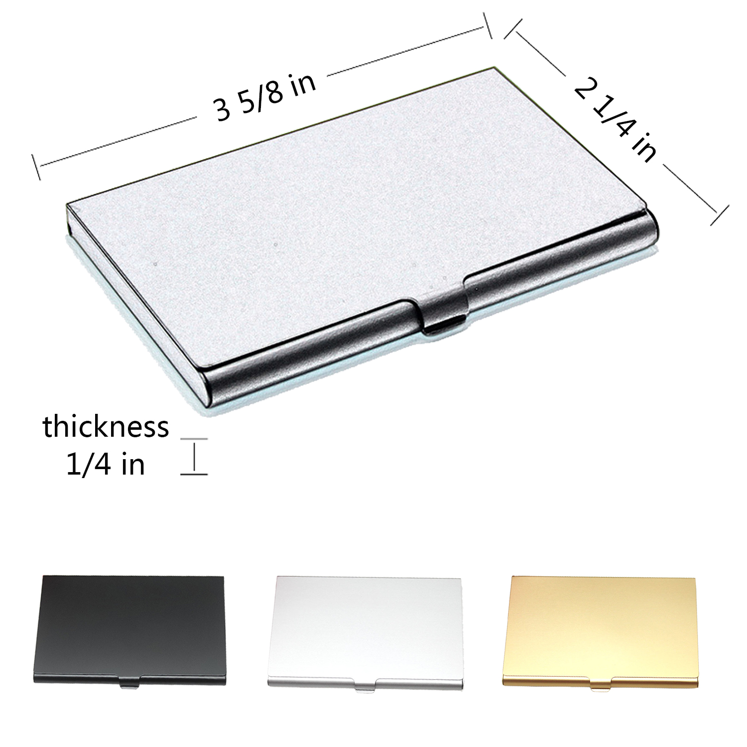 Aluminum Business Card Case 2