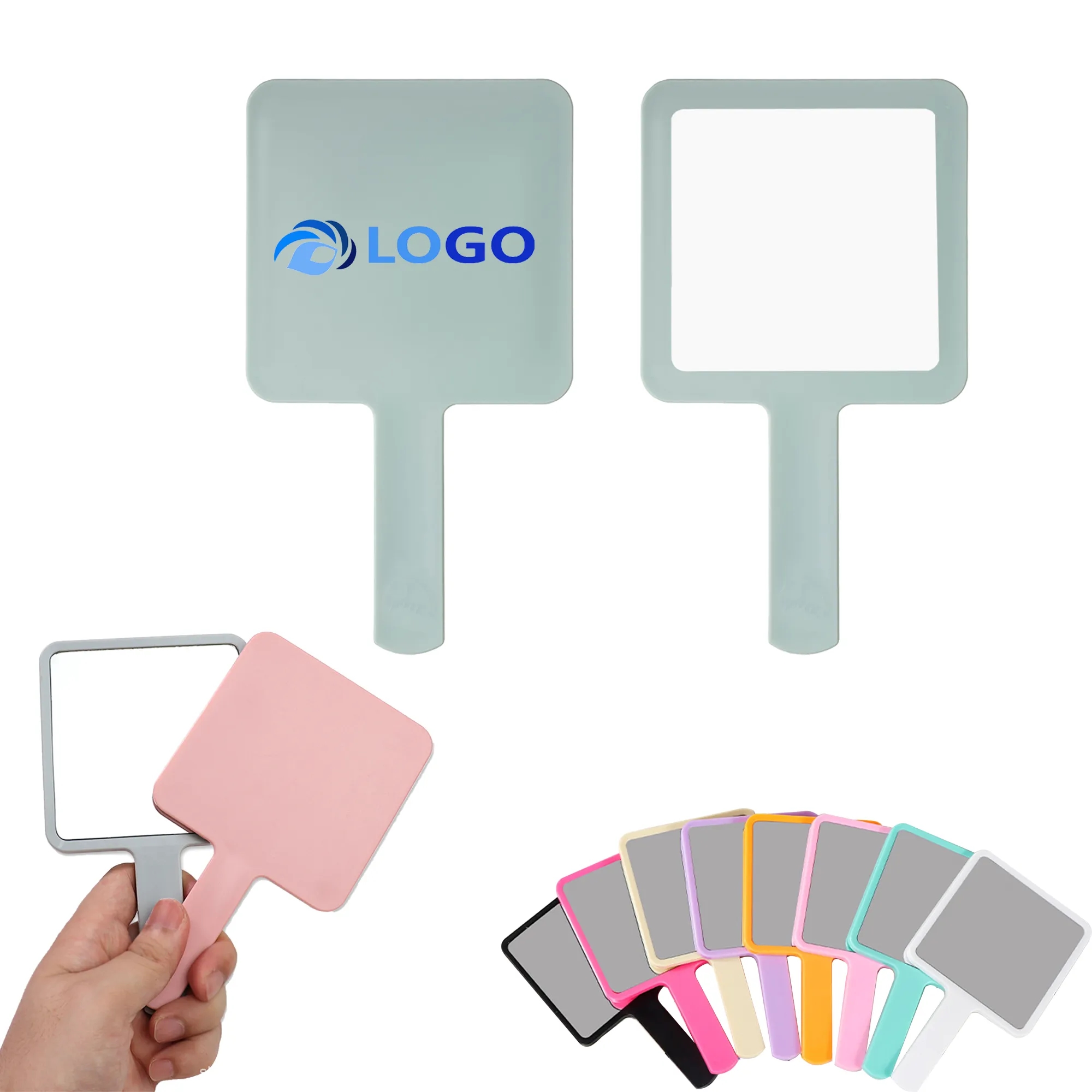 Full Color Handheld Square Mirror 2