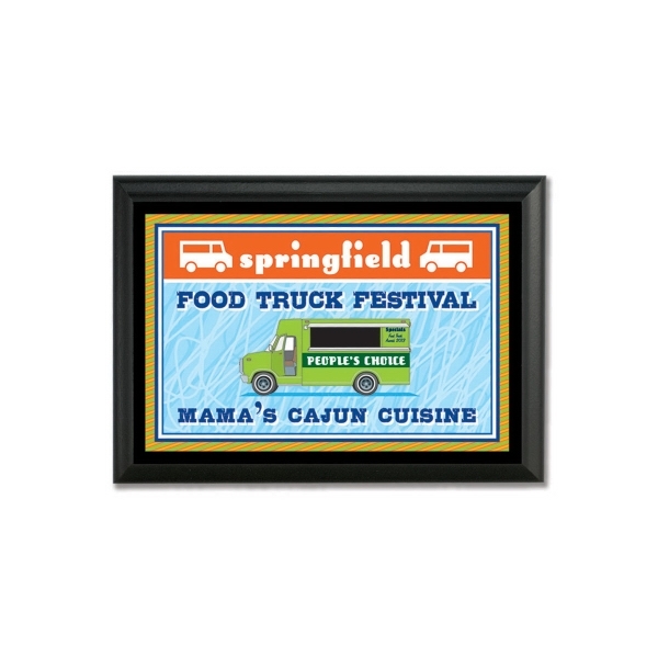 Full Color Plaque (7" x 9") with Standard Mount 1