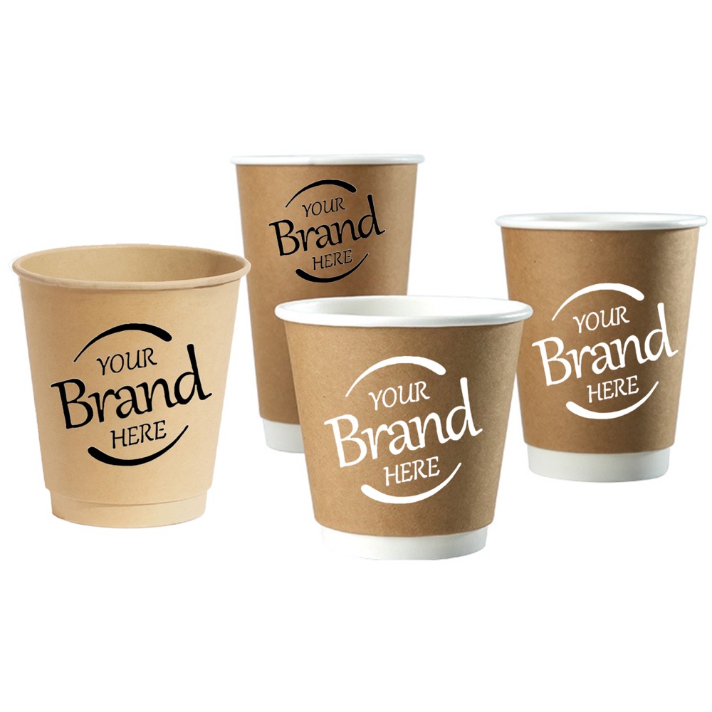 9/12/14Oz. Double Wall Kraft Paper Cup 1