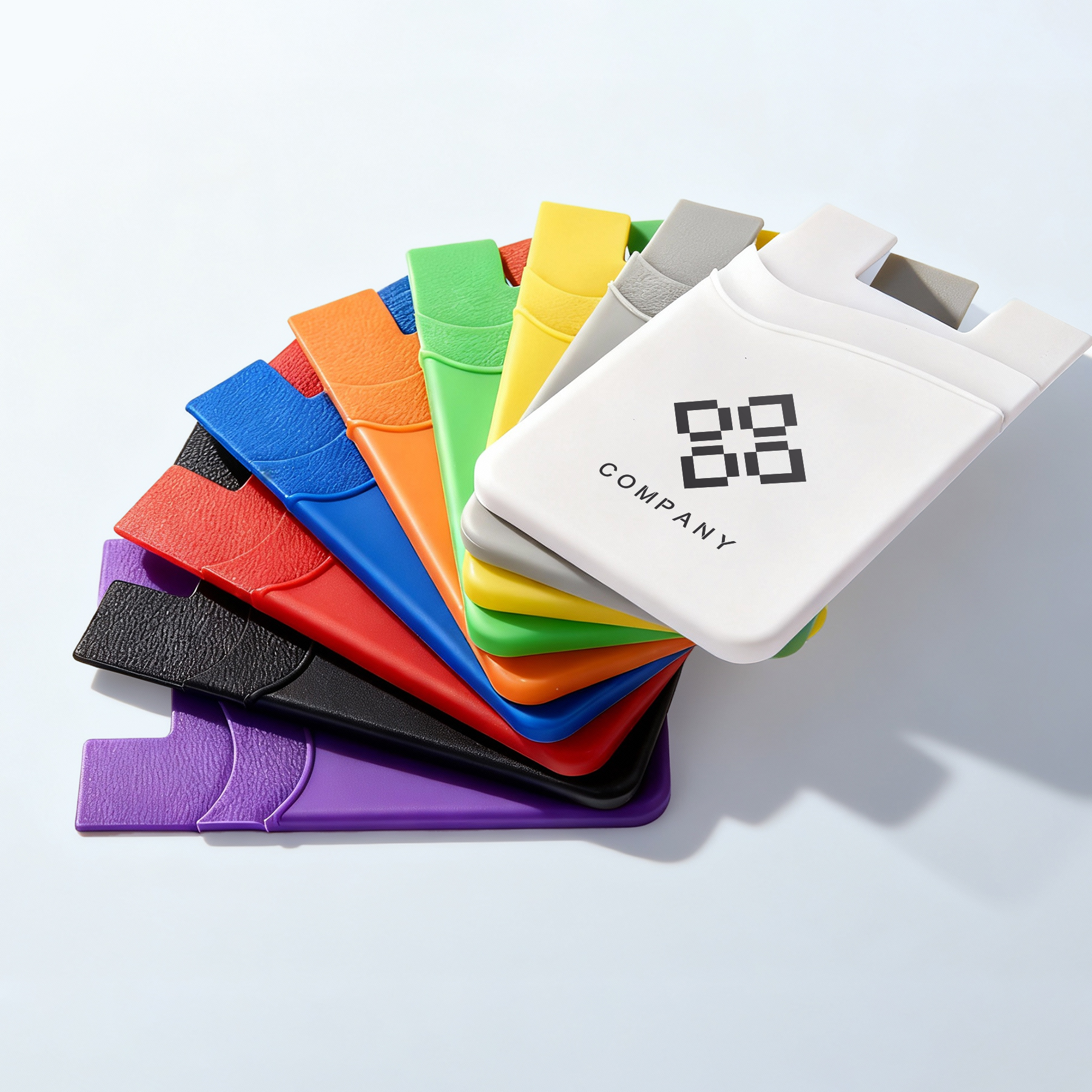 Double Layer Silicone Phone Wallets 4