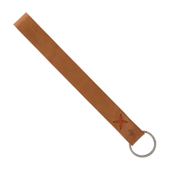 Hayward Leather Wrist Keychain with Metal Split-Ring 33