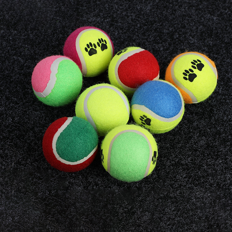 Creative Paw Print Pet Toy Tennis Ball 1