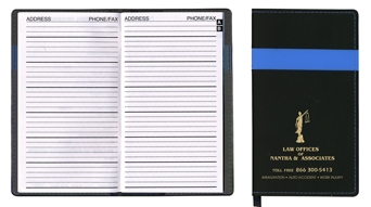 Joliett Series Soft Cover 2 Tone Vinyl Address Book 2