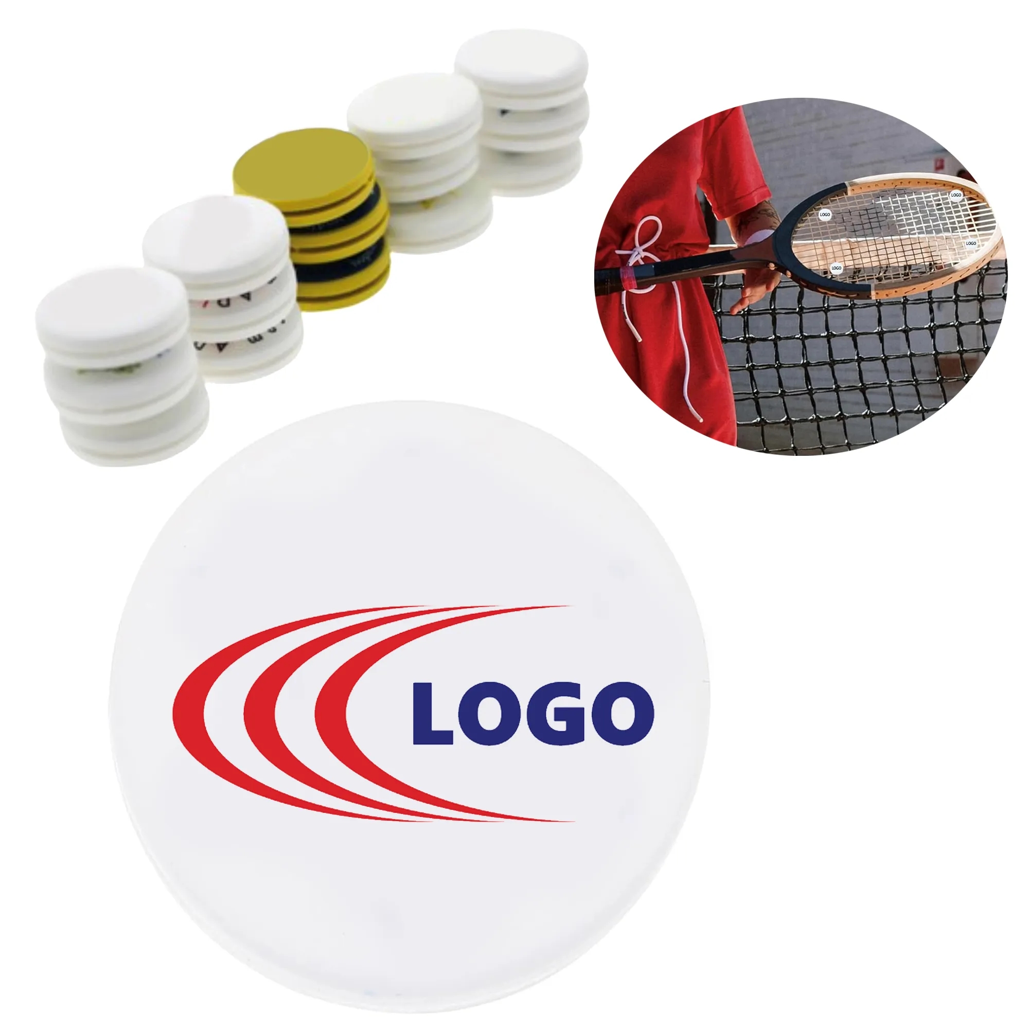 Silicone Tennis Vibration Dampener Racket Shock Absorbers 2