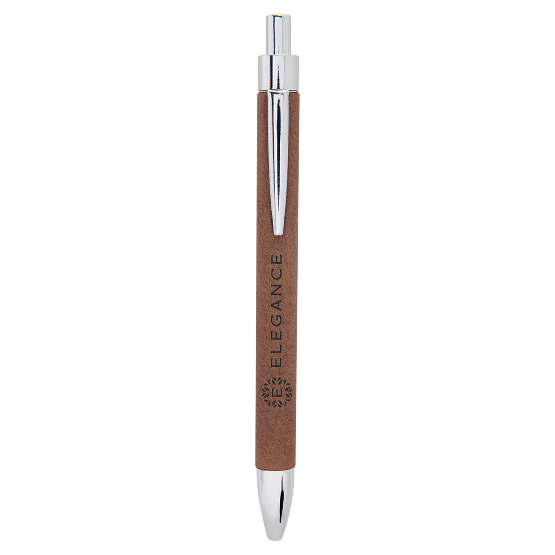 Dark Brown Leatherette Pen 2