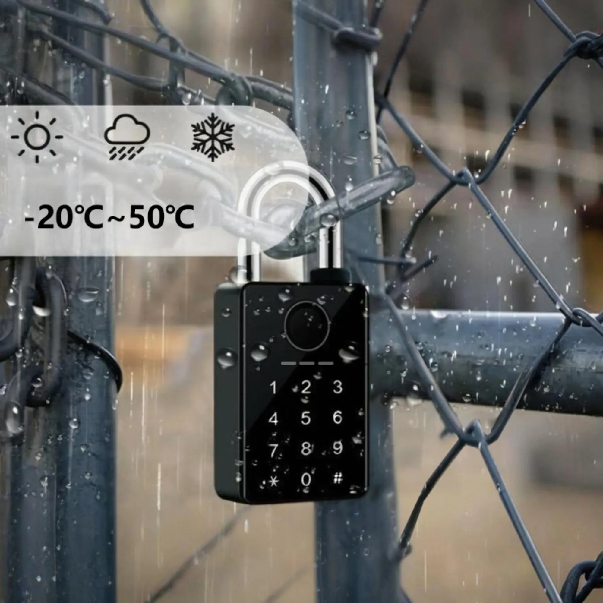Wireless Smart Fingerprint Password Lock 3