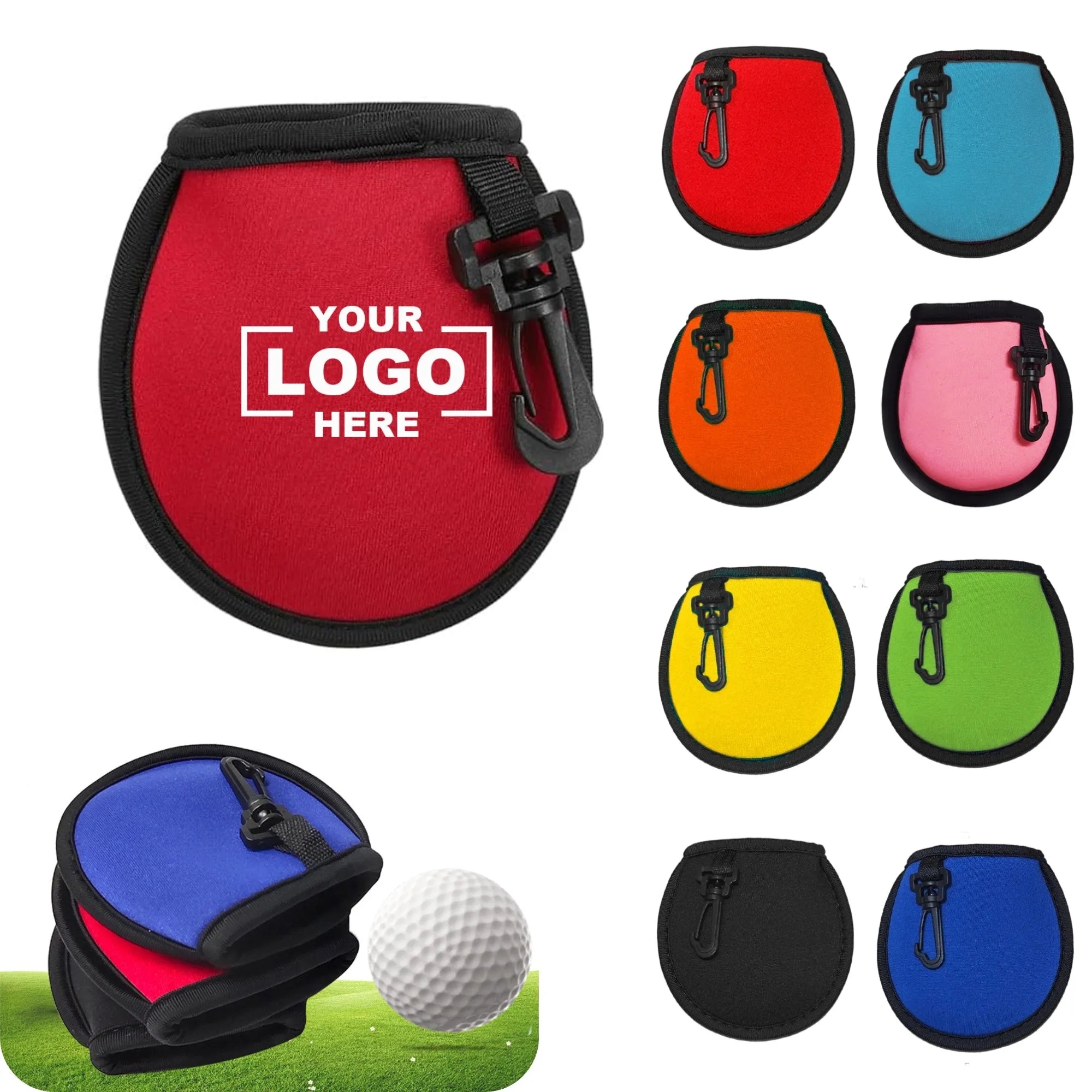 Anti Drop Golf Ball Cleaning Protective Bag