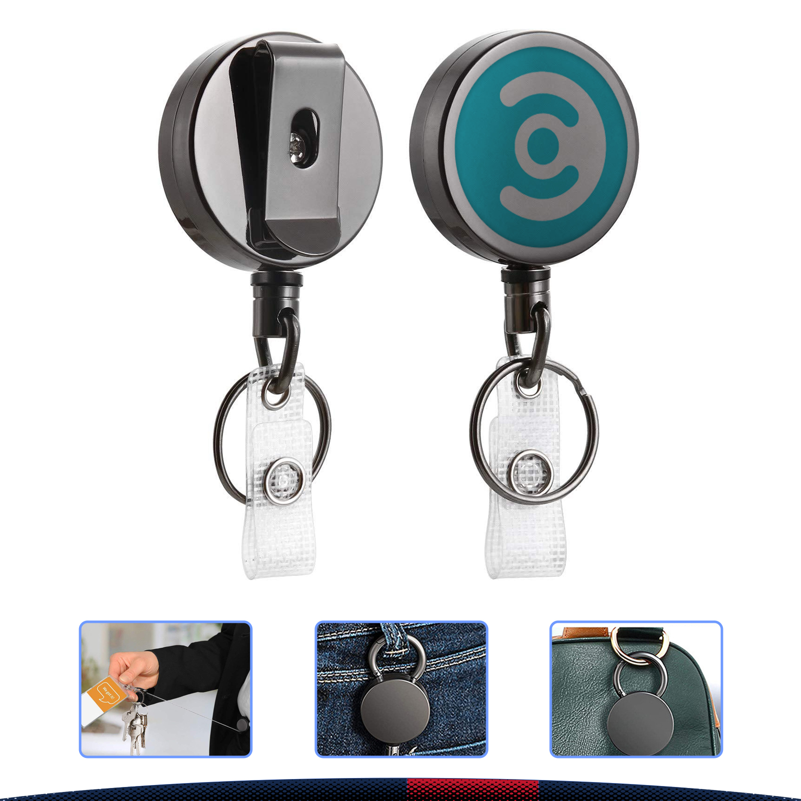 Badge Reel Keychain 1