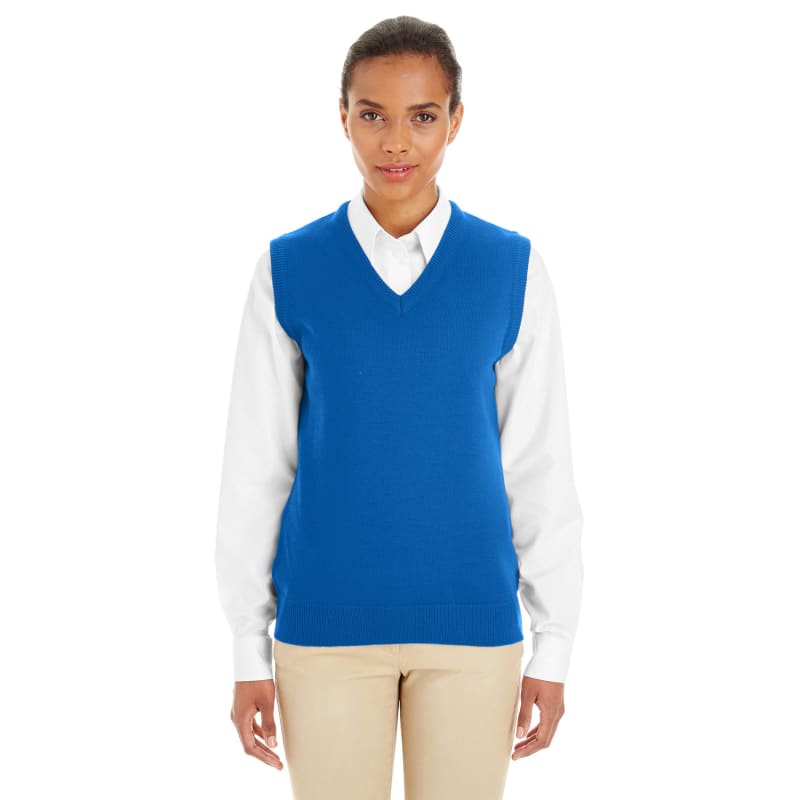 Harriton Ladies' Pilbloc™ V-Neck Sweater Vest 10