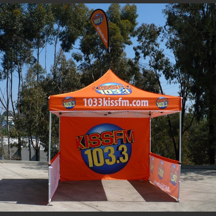 1Plex™ 6' Flex Blade® Trade show flag addon and conversion 3