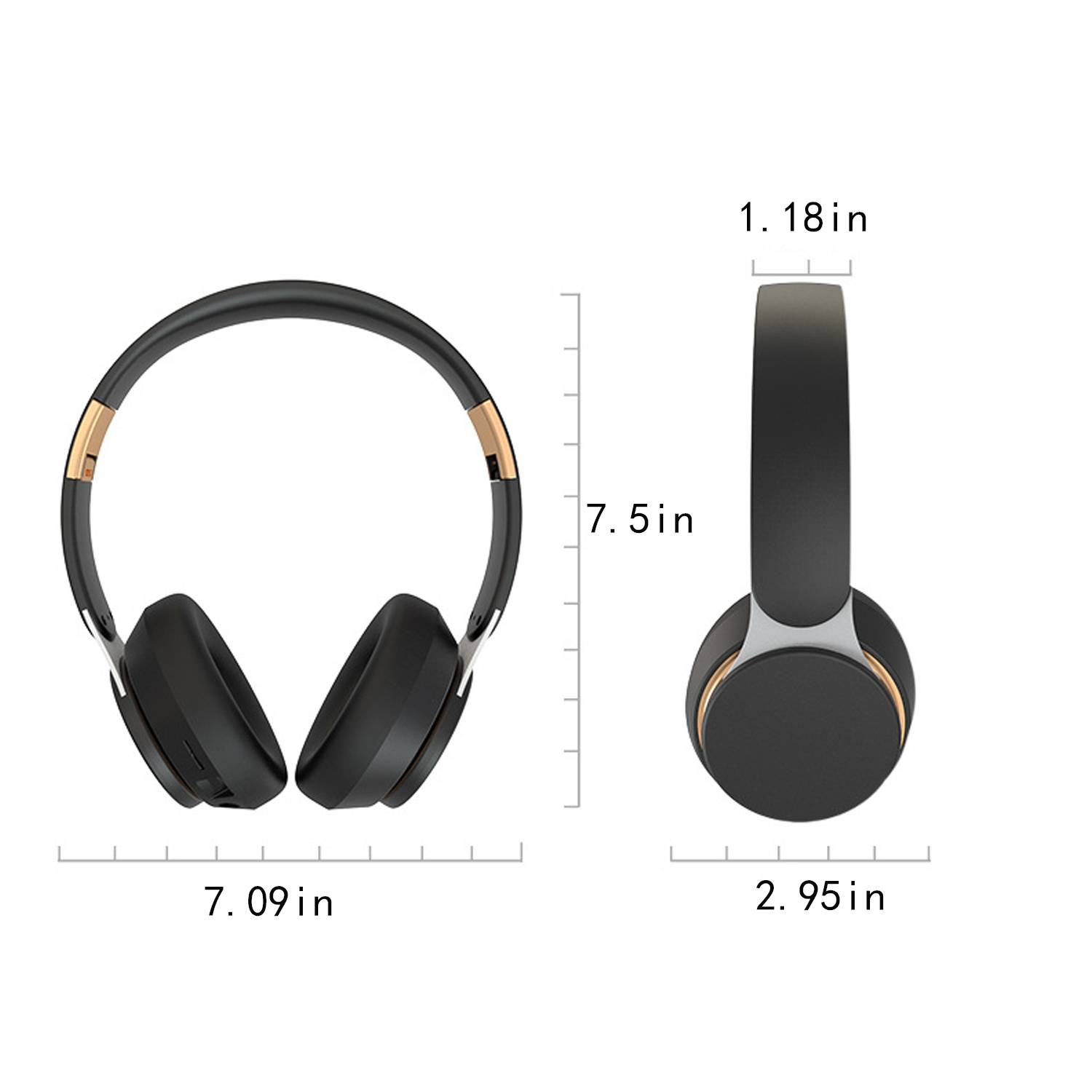 Foldable And Extendable Stereo Wireless Earmuffs 2