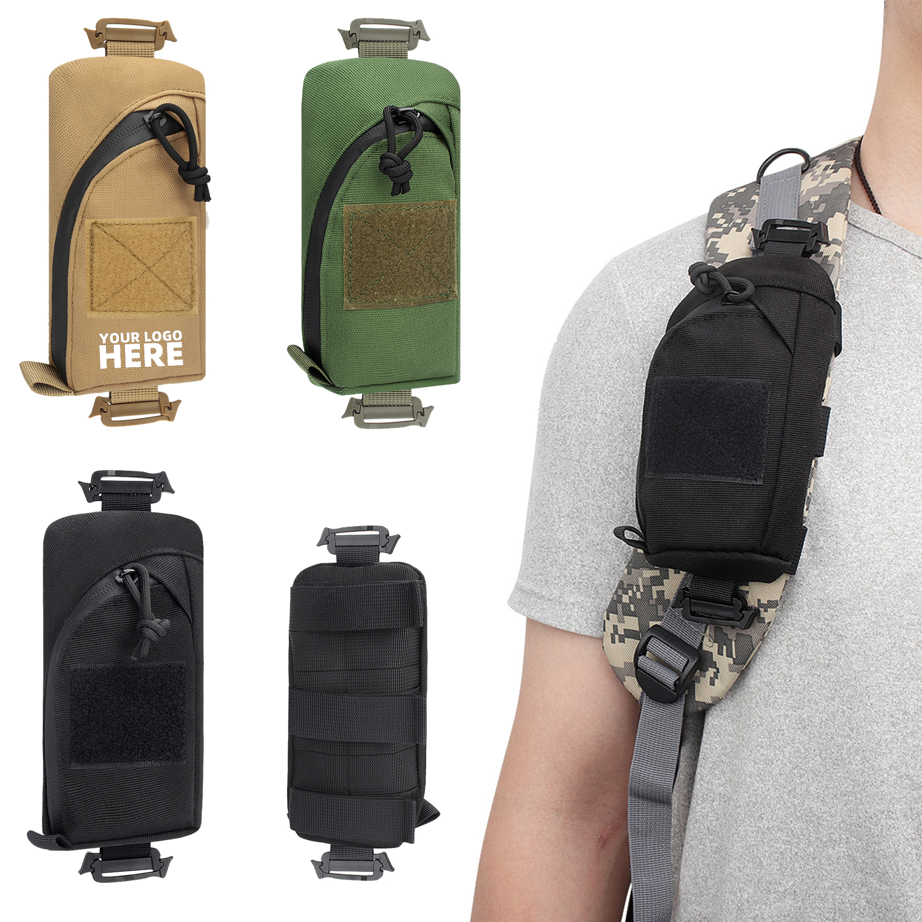 Oxford Cloth EDC Tactical Pouch Shoulder Strap Pack 2