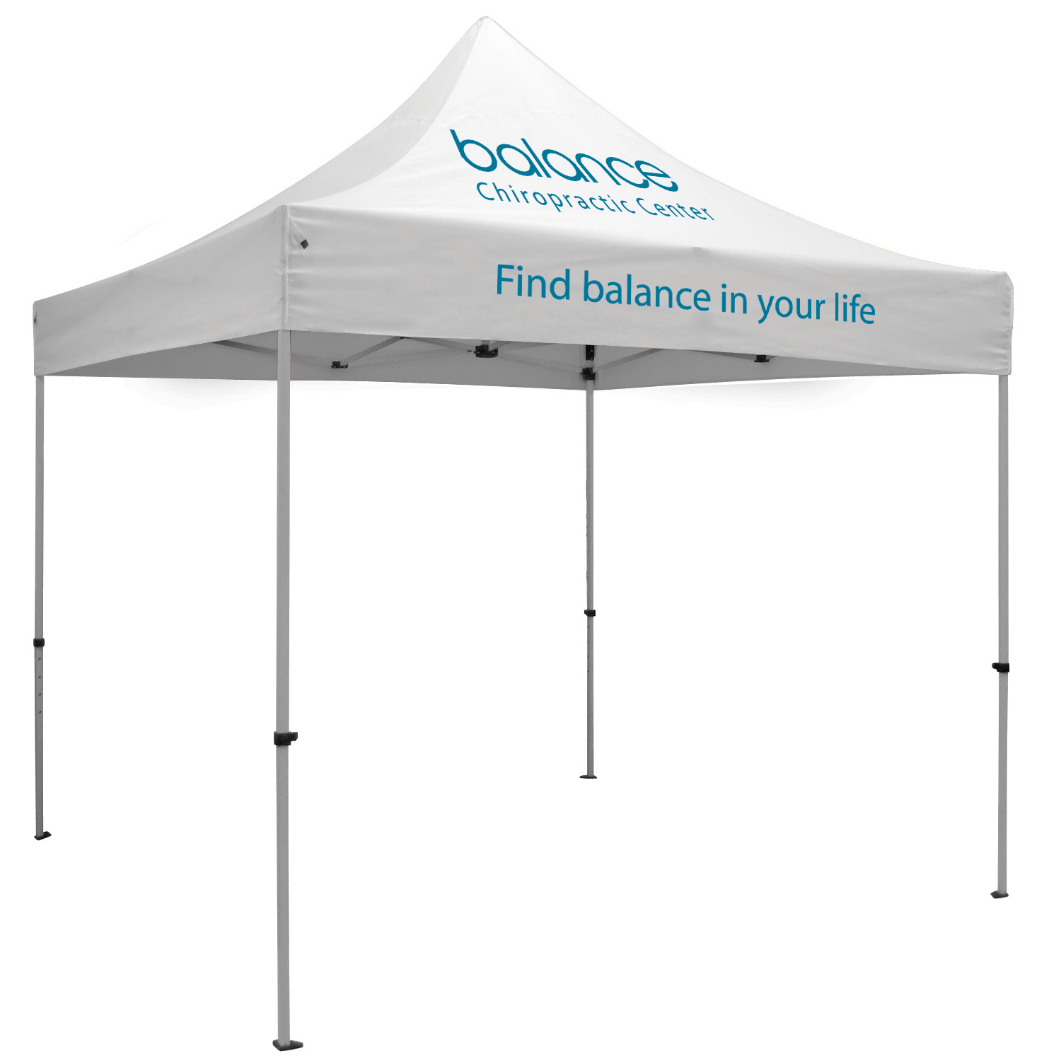 10' Premium Tent Kit (Imprinted, 2 Locations) 12