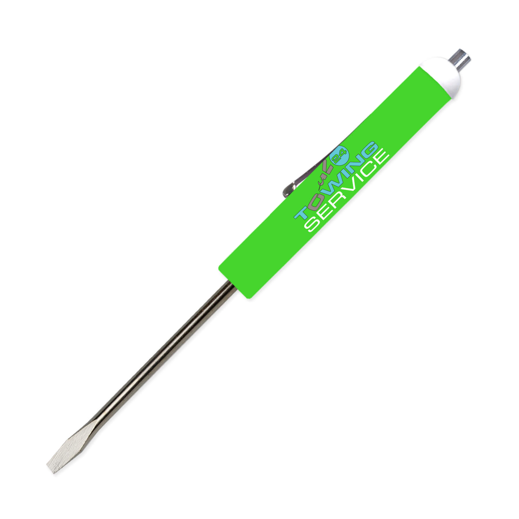 Pocket Screwdriver 1/8" Flat Tip Blade + Magnet Top 15