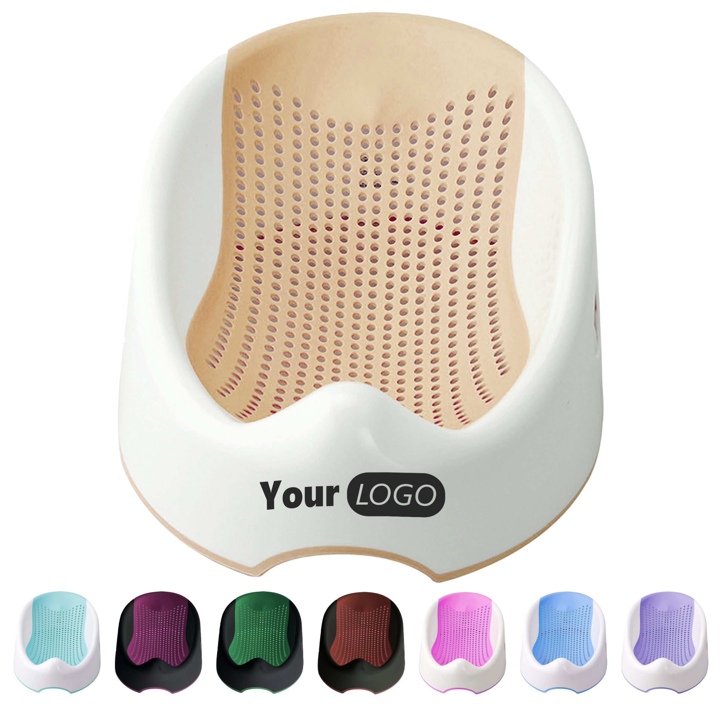 Pp Safe And Comfortable Infant Bath Seat With Anti-Slip Base 2