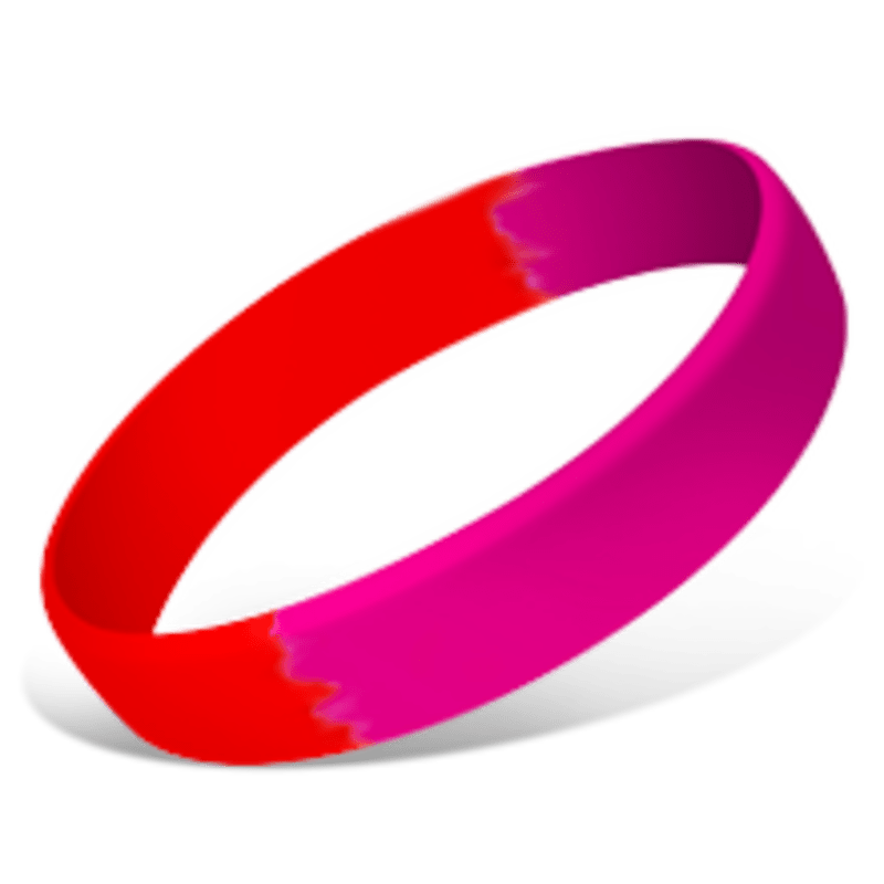 1 Inch Full Color Printed Wristbands 214