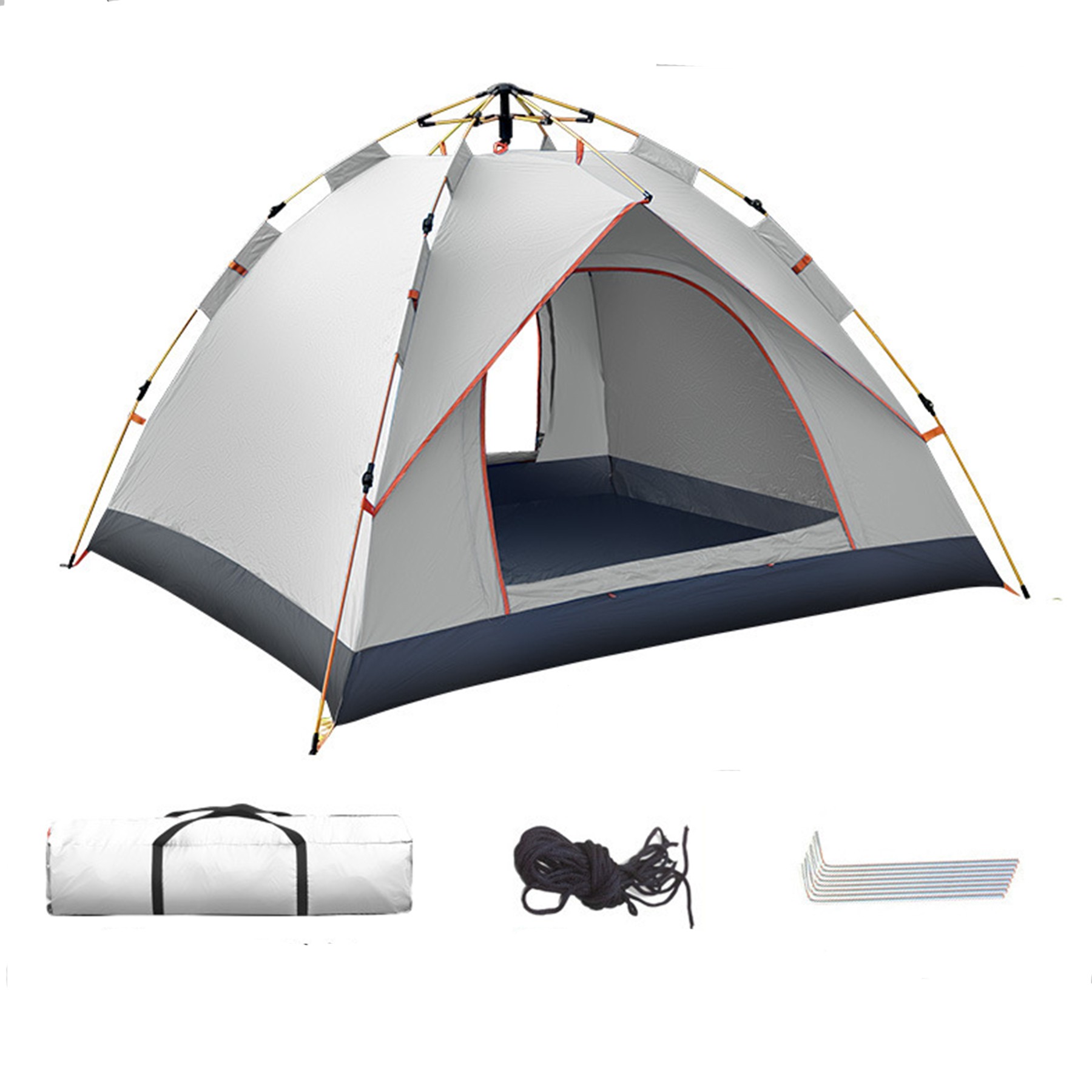 Family Pop Up Camping Tent for 4 Person 2