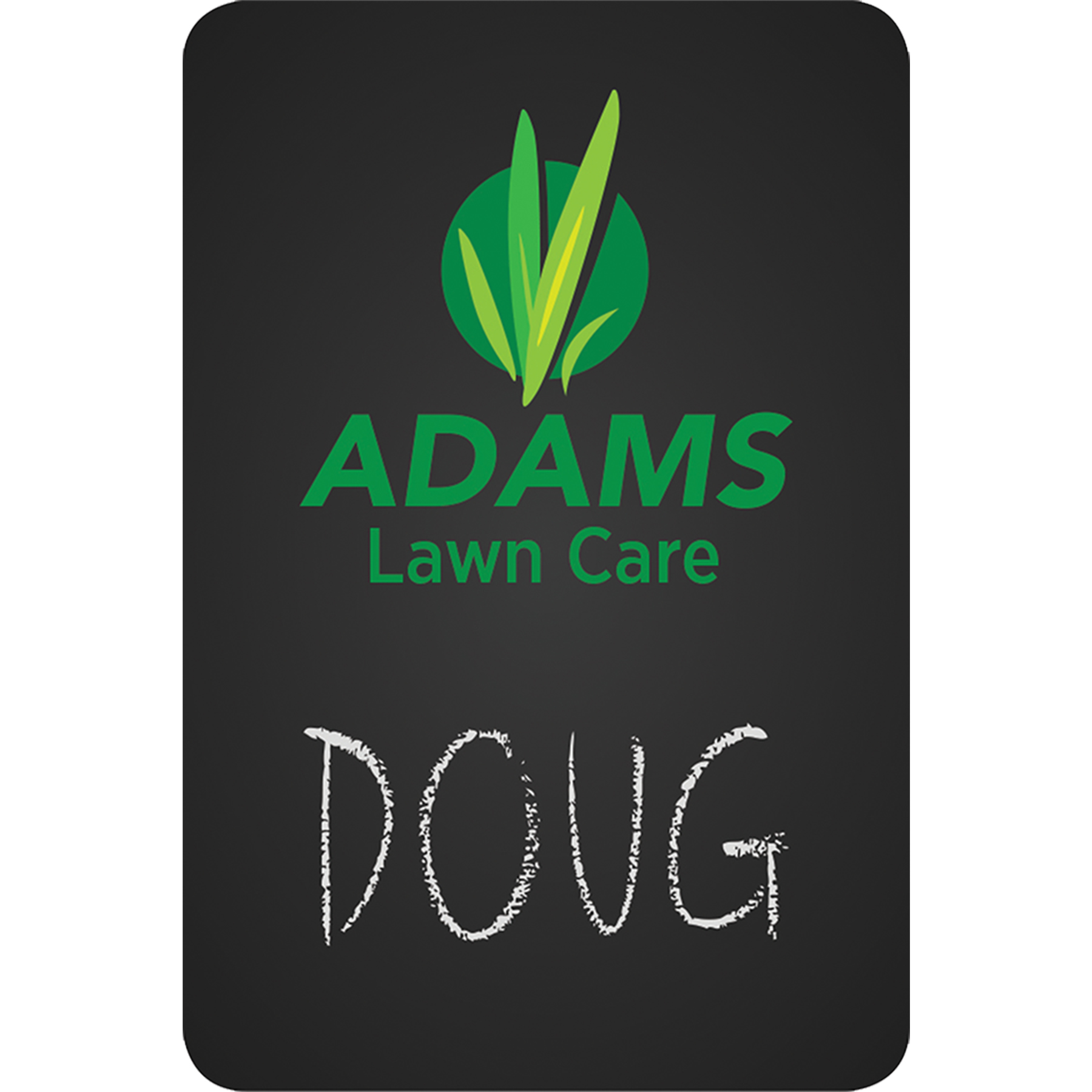 Sacramento Reusable Chalkboard Badge (Custom Size 3-6 Sq. In.)