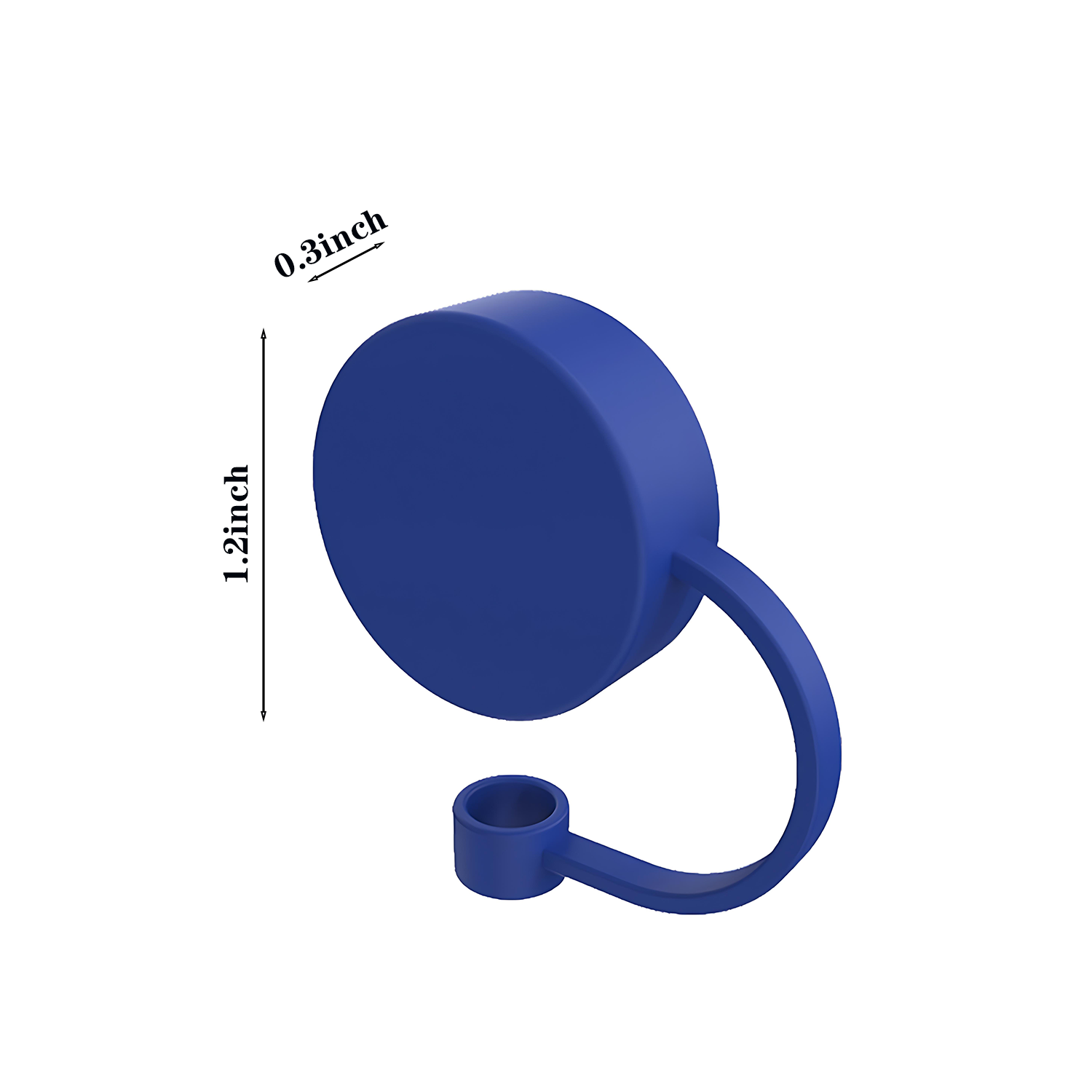 Dustproof Cute Silicone Straw Topper Cap 7
