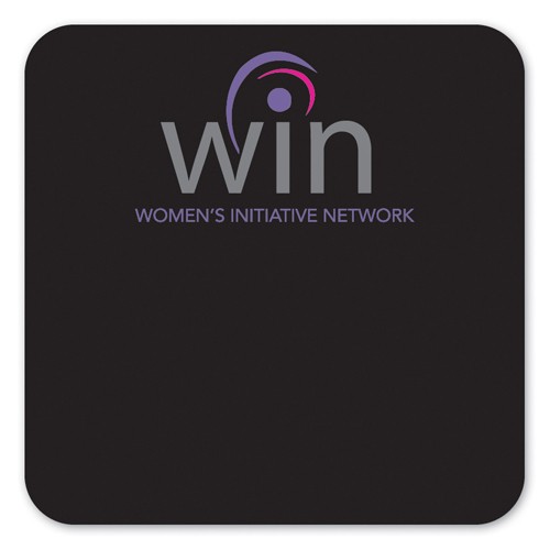 UV Inject Poly Blackboard Chalk Marker Write-On Name Badges (2.5"X2.5")