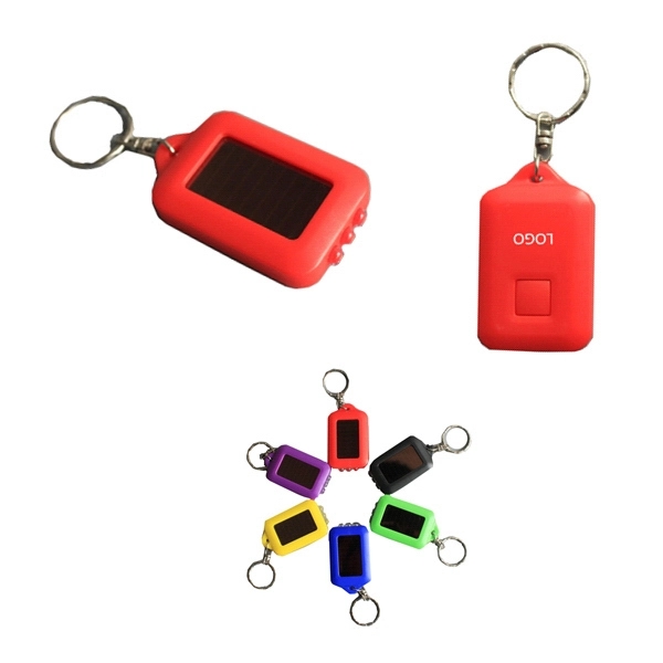 Solar Flashlight with Key Ring 2