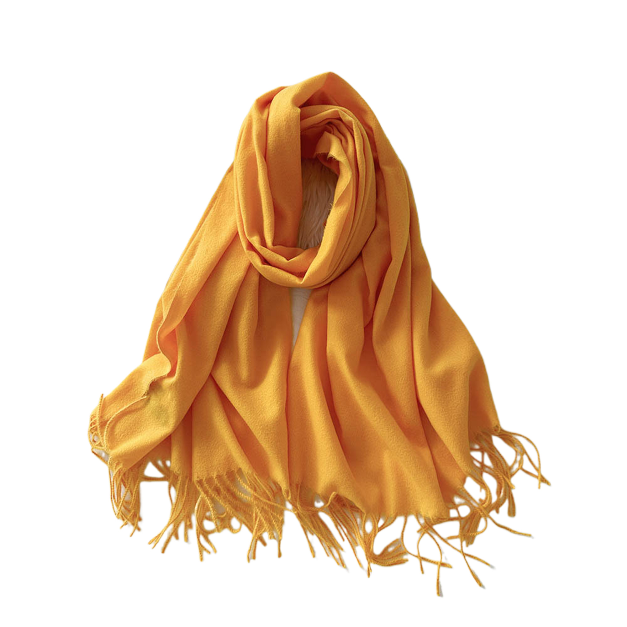 Winter Warm Solid Color Faux Cashmere Scarf 24