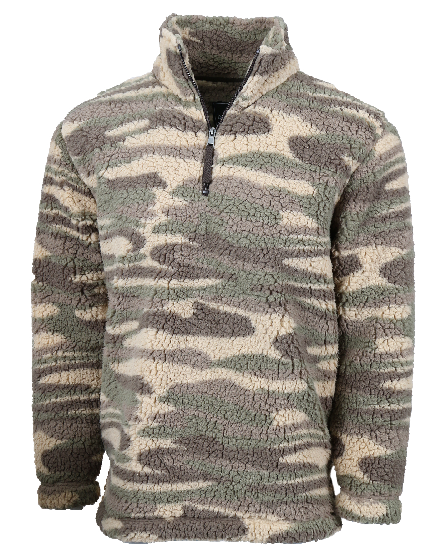 BOXERCRAFT ADULT SHERPA QUARTER ZIP PULLOVER 10