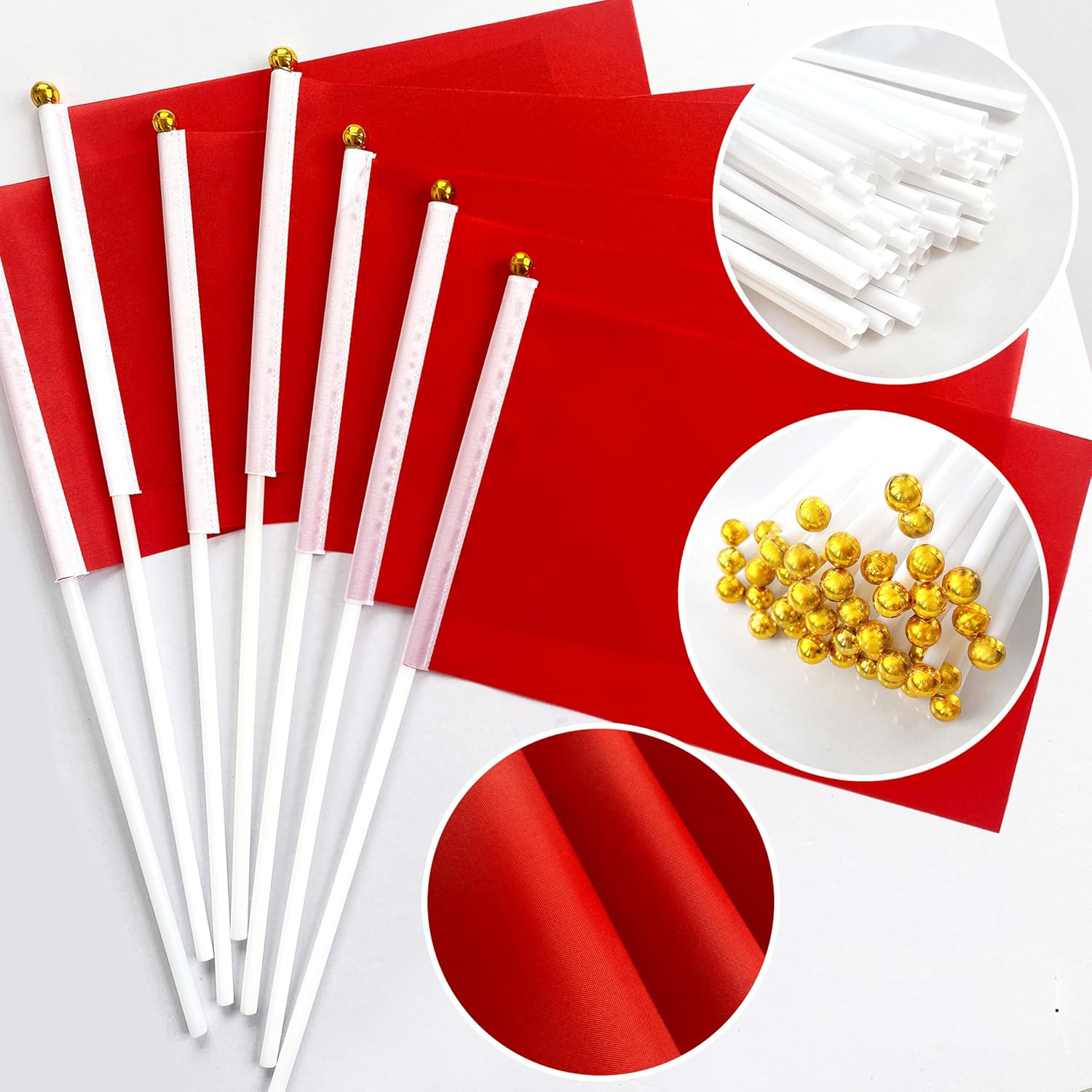 Custom Small Mini Flags with plastic stick 4